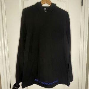 Marithe Fracois Girbaud Black Branded Hoodie